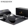 Kingseven Aluminium Magnesium Solbriller Polarized Menn Belegg Speil Briller Mann Briller