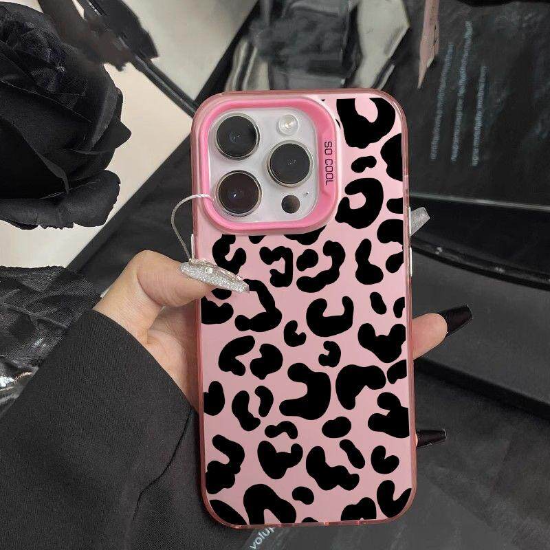 Retro Leopard Print Case for OPPO Reno 12 10 11 Pro 12F 11F 10 11 5G 8T Reno 7 4G 6 Lite 8 A60 A38 A57 A77 A78 A98 A79 5G Cover