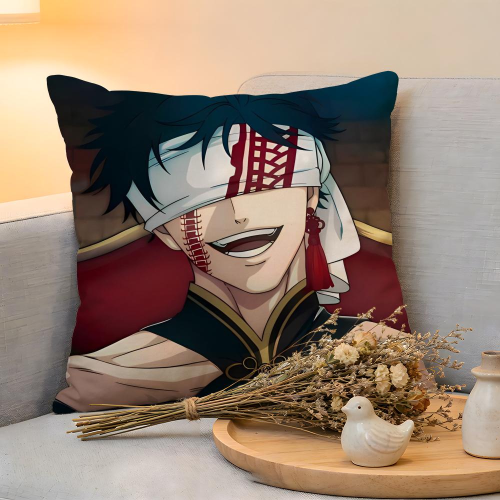 Cushion Cover Linen SkinFriendly Soft Decorative Case For Sofa Home Decor Hot Anime RRecord Of Ragnarok Pillow Cover