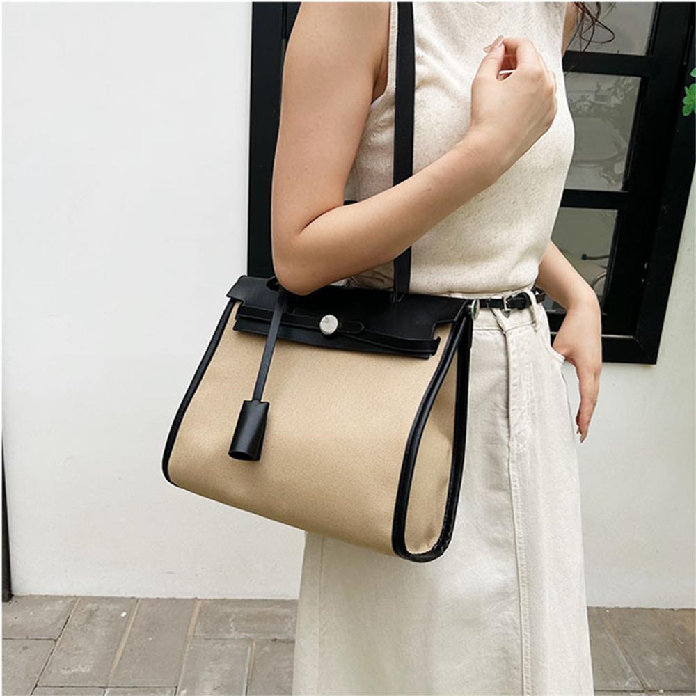 New PU Briefcase Small Square Bag Large Capacity Bag Shoulder Bag