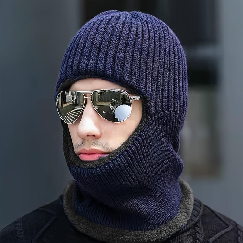 Winter Warm Wool Thick Knitted Urine Cap, Suitable for Both Men and Women, Fashionable and Warm, Suitable for Outdoor Activities or Cycling