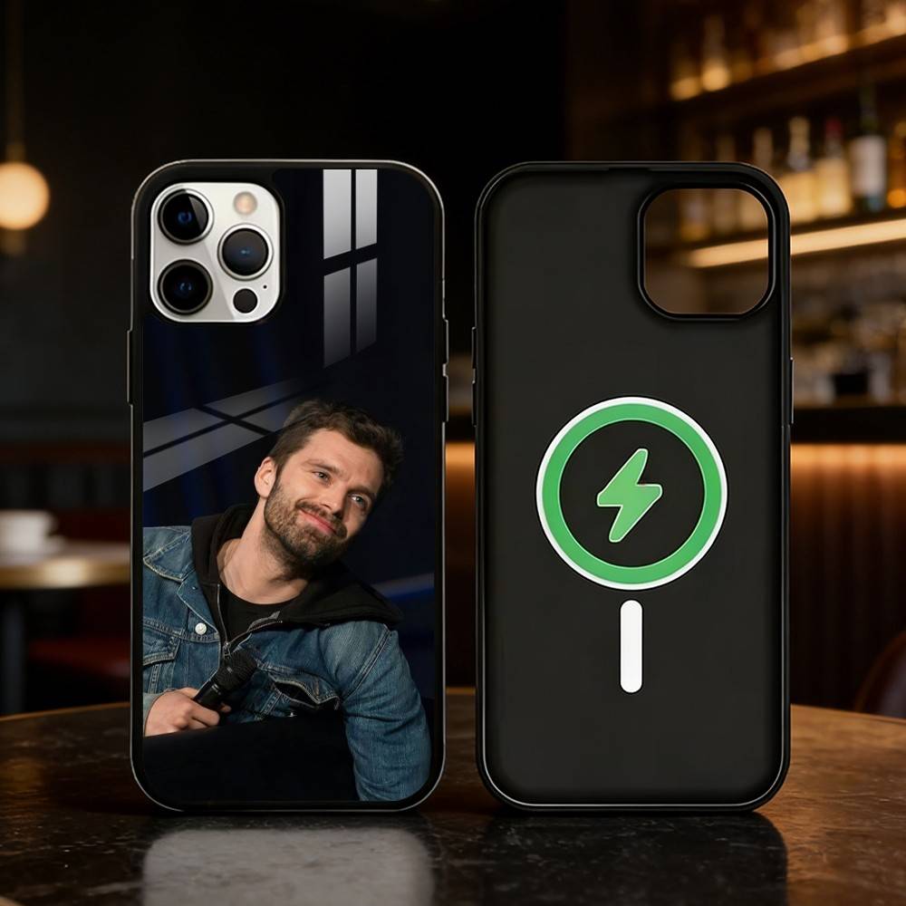 Actor S-Sebastian Stan Phone Case For iPhone 17/16/15/14/13/12/Plus/Pro/Max for Magnetic Wireless Charging