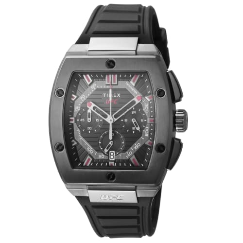 TIMEX UFC Animal Watch, Gunmetal Dial, Quartz Movement, 10 ATM Water Resistance, Mineral Glass, 42mm, TW2V87400, Men's, Black