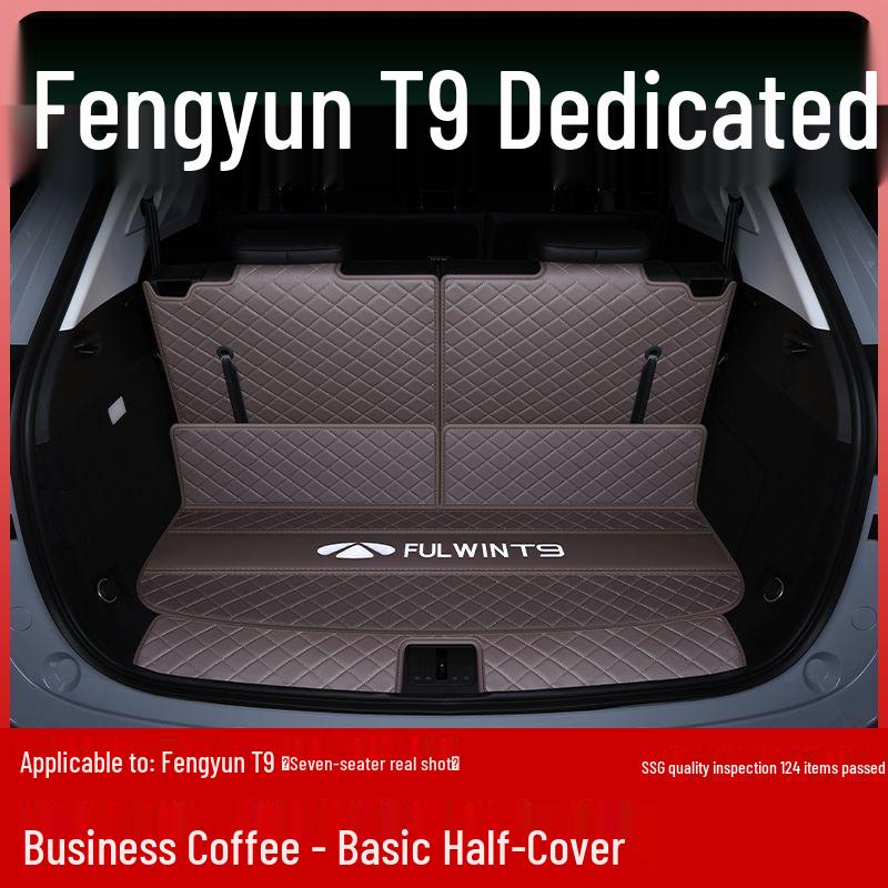

Chery Fengyun T9 Trunk Mat for Seven-Seater - Tail Box Decorative Car Accessory Five-Seater