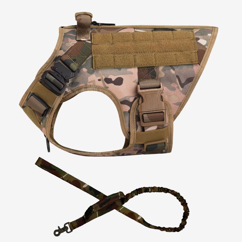 1000D Utomhus Taktisk MOLLE Hundväst för Promenader & Träning