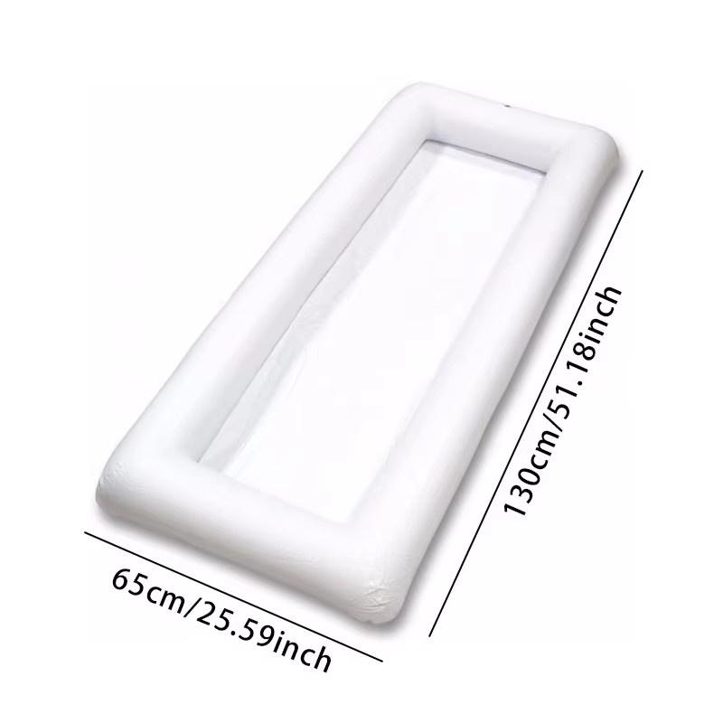 

Надувная форма для льда, для пикника на природе, кемпинга, надувная тарелка для охлажденного фруктового салата, портативное надувное ведро для льда, ледяной бар и резервуар