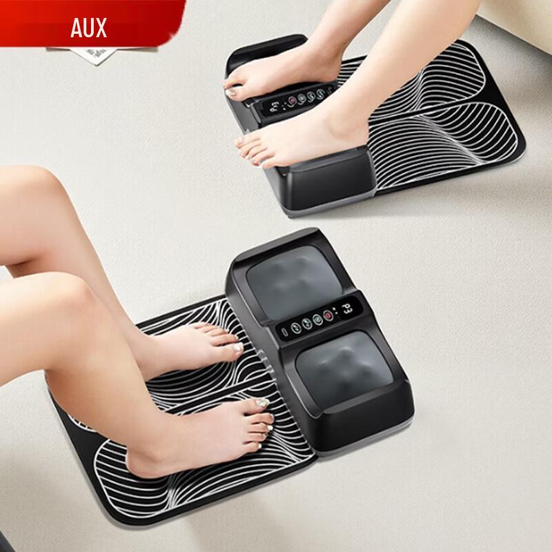 

AUX Pulse Foot Massager with Red Light Heat