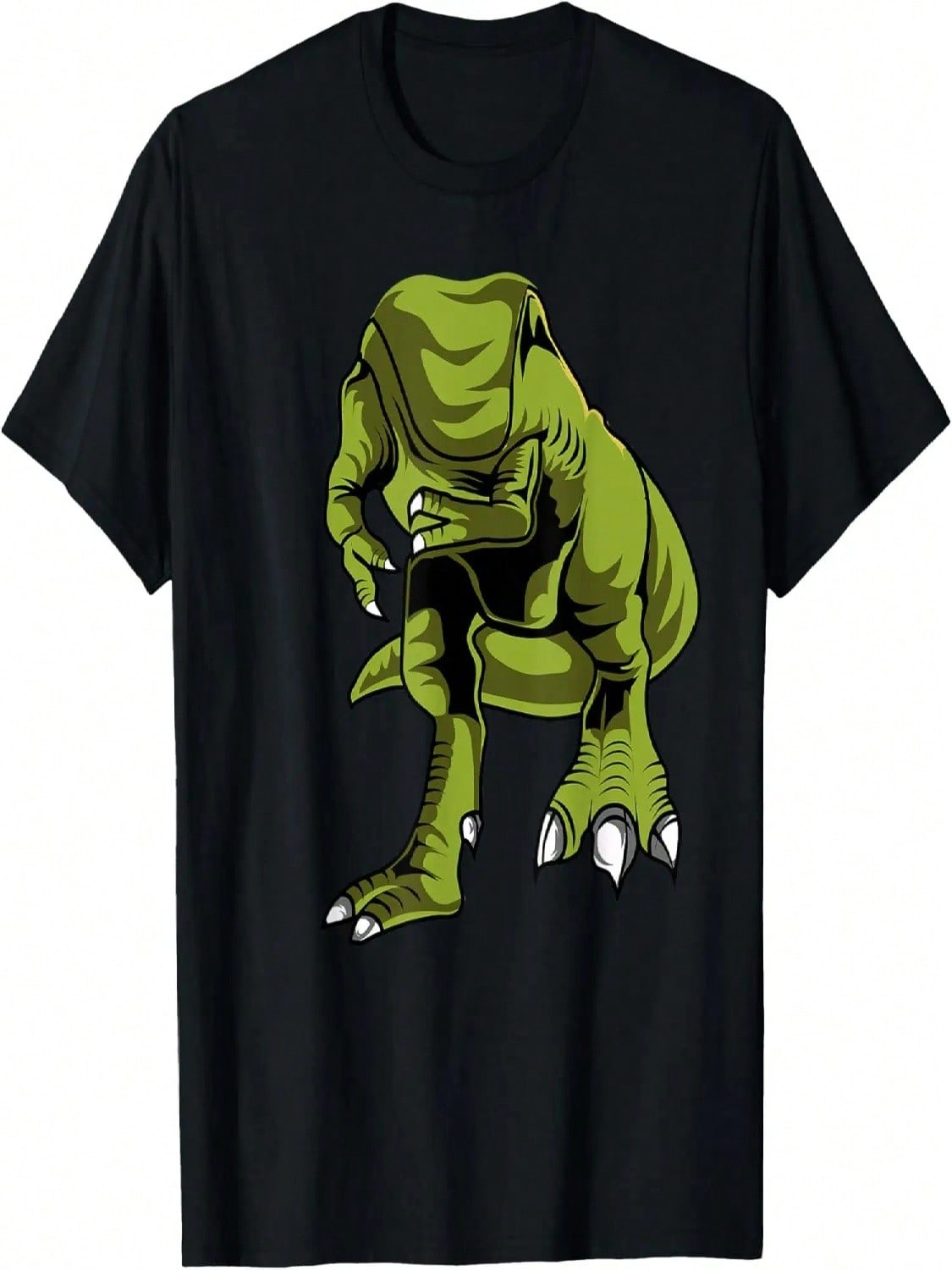 Funny Dinosaur Body Headless Halloween Dino Lazy Costume T-Shirt S разноцветный
