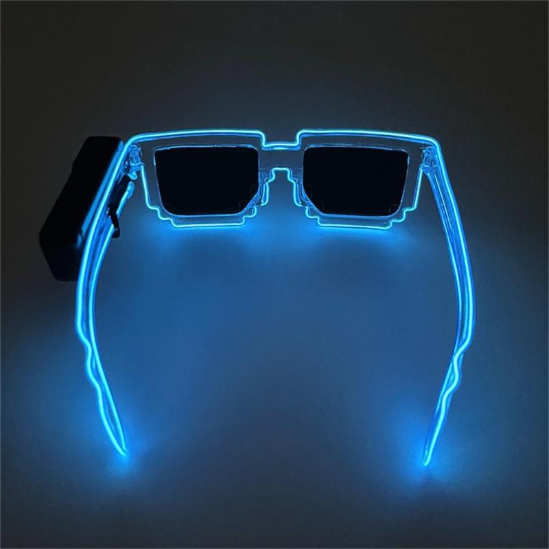 LED Light Up Sunglasses With Fashion Frame and Lens For Night Parties And Festival Event Gathering Dressingup Eyewears