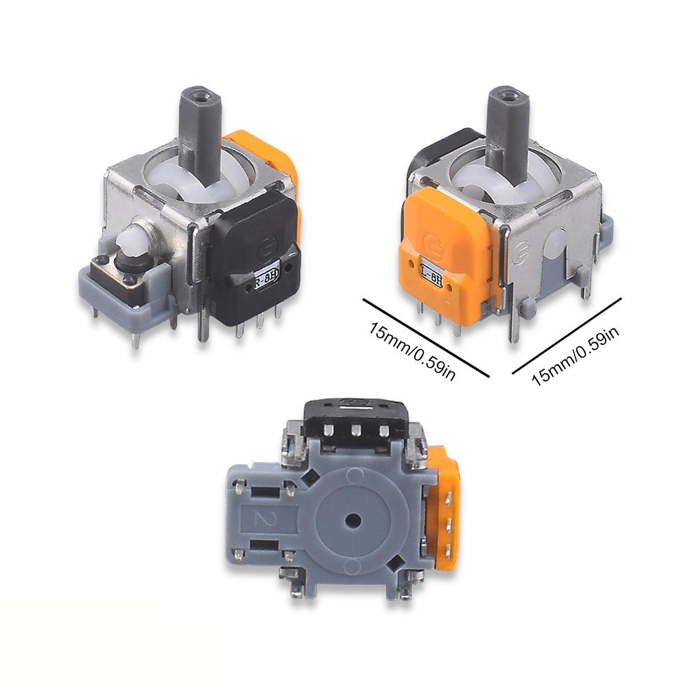 10PCS Replacement Hall Effect Joystick 3D Analog Sensor Thumb Stick Rocker Module for PS5/PS4/Xbox Switch Controller Repair Part