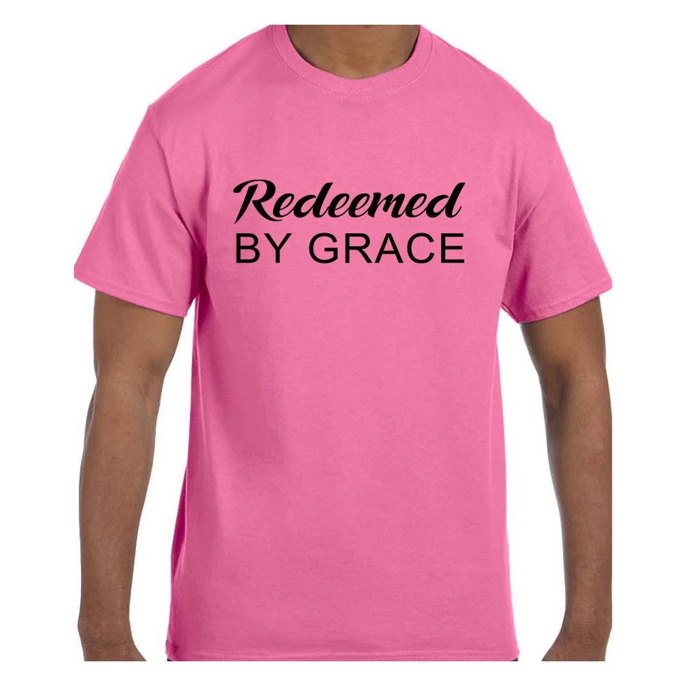 

Christian Religious Faith Jesus T shirt Redeemed By Grace S