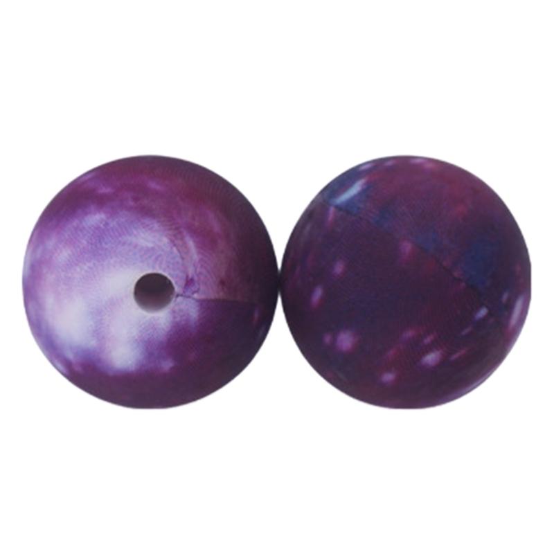 20 Stück Silikonperlen mit 15 mm Durchmesser Lebensmittelqualität Baby Beißringe Perlen Silikon BPA-frei für Halsketten Schnullerhalter