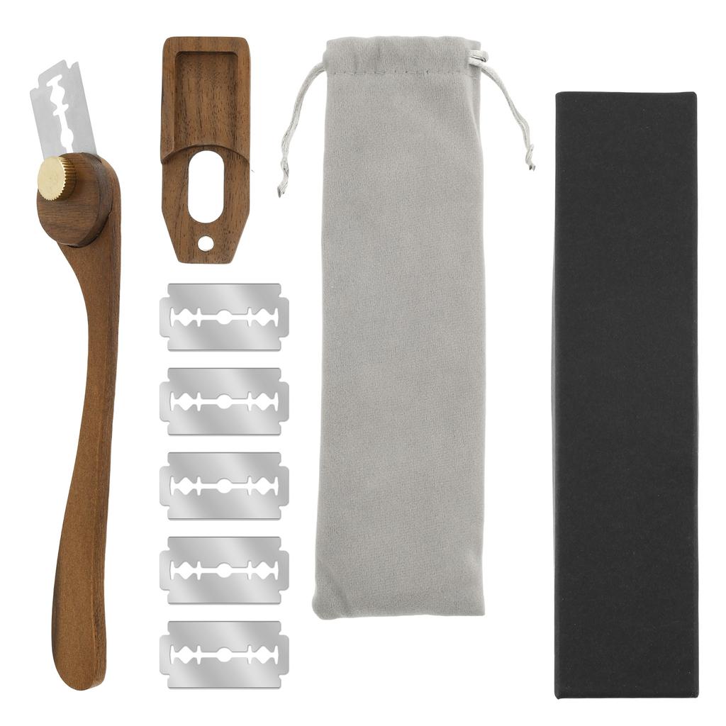 Handheld Baking Dough Knife Kit with Replaceable Blades Precision Cutting Dough Contouring Knife Bread Pattern Proofing Tools