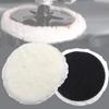 Imitation Wool Ball Polishing Disc 3-7 Inch Universal Car Motorcycle Paint Care Car Beauty Polishing Waxing Disc Self-adhesive
