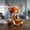 Harz Beruhigende Skulpturen Yoga Mädchen Innere Harmonie Figur Zen Meditierende Statue Meditationsraum