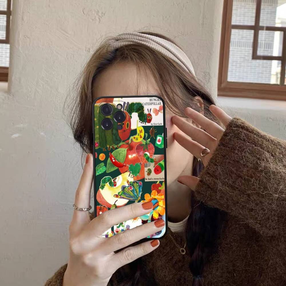 The Very Hungry Caterpillar Phone Case For IPhone 17 16 15 14 13 12 Mini 11 Pro Plus Soft Silicone Cover