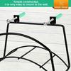 Garden Utility Hose Hanger for Wall, Wire Storage Rack Stand With Tool Tray to Lift Coiled Hoses, Cords, or Rope From Floors