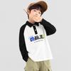 Boys' Color-Block Long Sleeve Polo Shirt