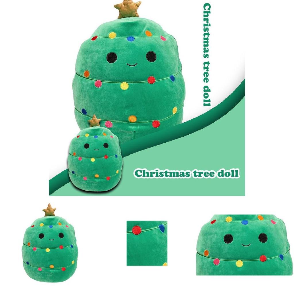 Carol A Árvore de Natal Squishmallow Pelúcia Macia e Aconchegante Decoração de Natal Boneca de Pelúcia Para Todas as Idades