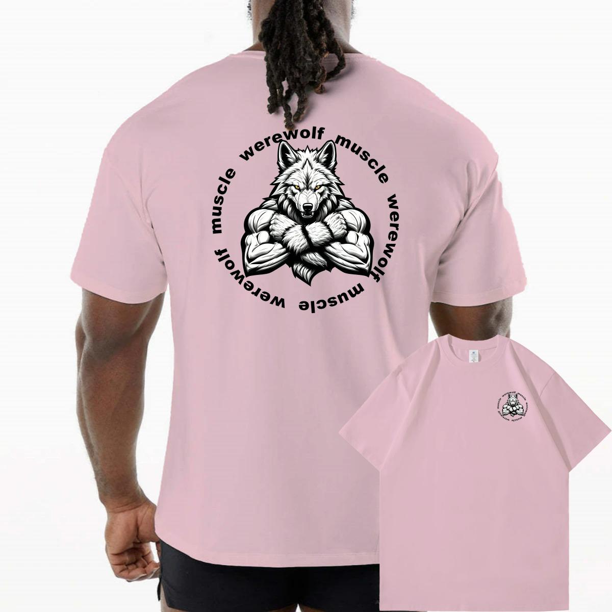 

Мужская футболка Спортивная футболка для мышц и фитнеса Блузки Свободная футболка с коротким рукавом Летняя футболка для бодибилдинга Повседневная мода Топы с круглым вырезом 4XL