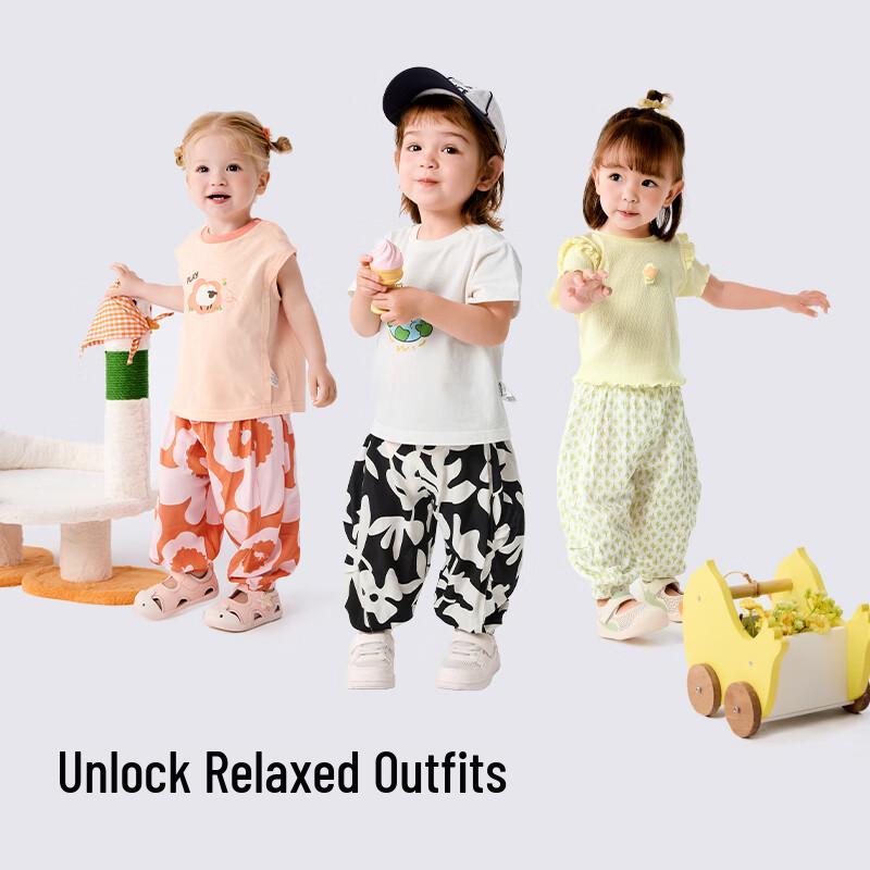 Balabala Baby Summer Thin Mosquito Repellent Pants