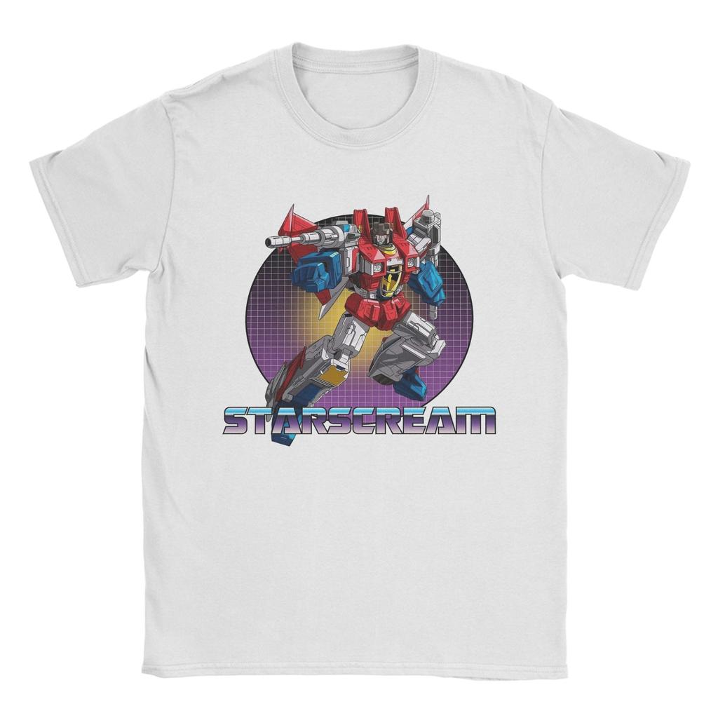 Mens Womens Starscream Decepticon Transformersed Shirt Cotton Printed T-Shirt  Top Clothing