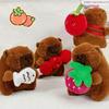 Capybara Plush Keychain Bag Decoration Bags Pendant Lucky Charm Keyring Purse Accesories Designed For Adults
