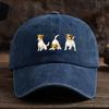 Fun and Cute Dog Print Baseball Hat Unisex Outdoor Fashion Versatile Peaked Hat Trend