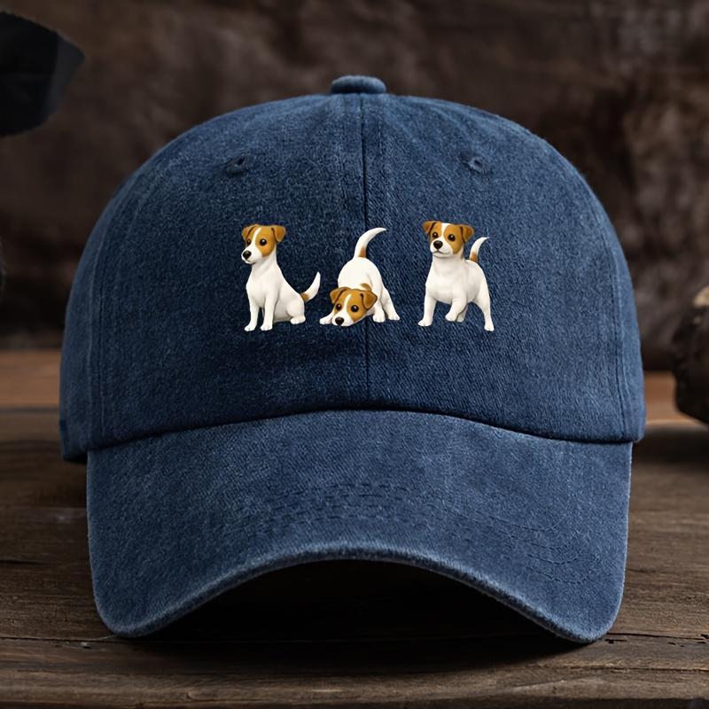 Fun and Cute Dog Print Baseball Hat Unisex Outdoor Fashion Versatile Peaked Hat Trend