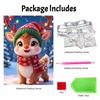 Christmas reindeer pearl painting art painting kit handmade diy home decoration painting