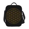 Benutzerdefinierte Mandala Blume des Lebens Lunchtasche Herren Damen Thermokühltasche Isolierte Lunchbox für Kinder Schule