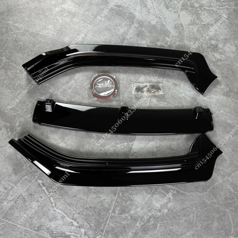 Front Bumper Spoiler Lip Splitter Diffuser for Peugeot 208 GTI PureTech THP BlueHDi VTi HDi 2012-2018 Body Aero Kit Tuning Gloss