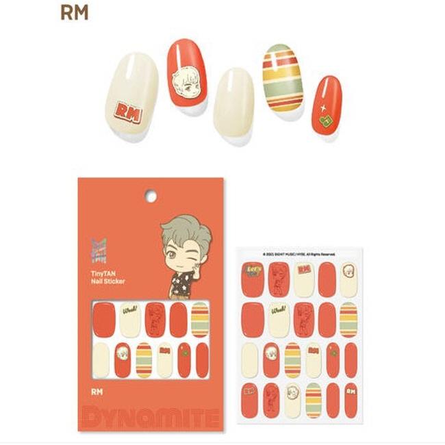 BTS Goods TinyTAN Dynamite Nail Stickers
