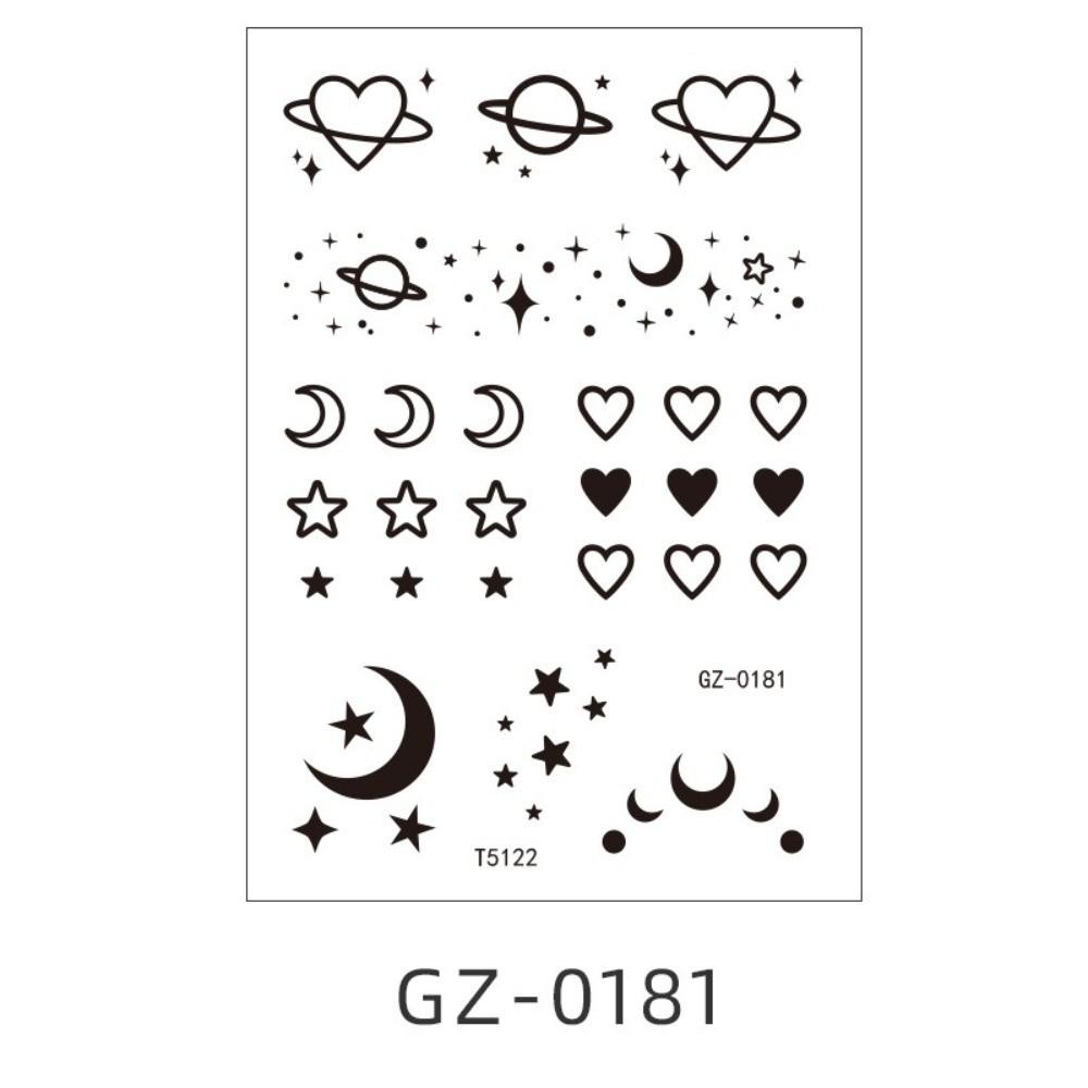 Elegant Temporary Tattoo Stickers Long-lasting Body Art Tattoo Flower Tattoo Stickers Party