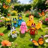8pcs Set Bluey Family & Friends Action Figures Poseable Collectible Toys Best Birthday Gift for Fans Adults High Quality Novelty