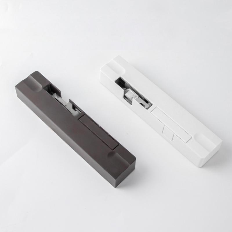 Tragbare, einstellbare Geschwindigkeit, Aluminium-Kunststoff-Pneumatik-Türschließer mit Schnappplatte, Heimzubehör für reibungslose Bedienung