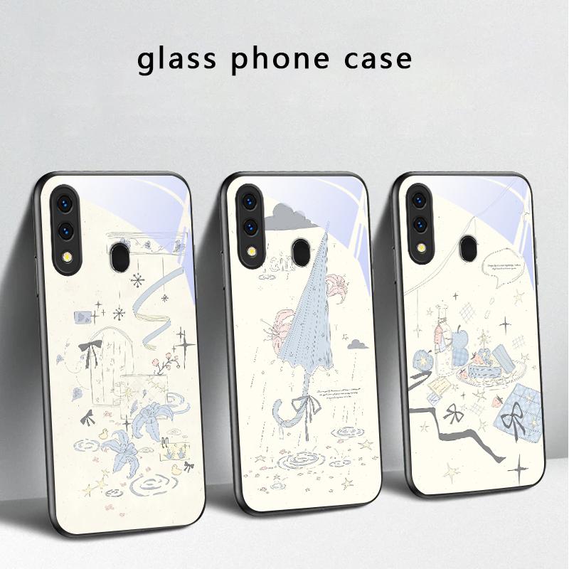 Fresh and Healing Breeze For Samsung Galaxy A30 A31 A32 A33 A34 A35 A42 A30s A20 A25 A26 A51 A56 A54 A72 A73 70 Glass Phone Case