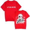 2025 Summer New Jujutsu Kaisen Spell Back To Fight Around Loose Men's and Women's Pullover Short-sleeved T-shirt Summer