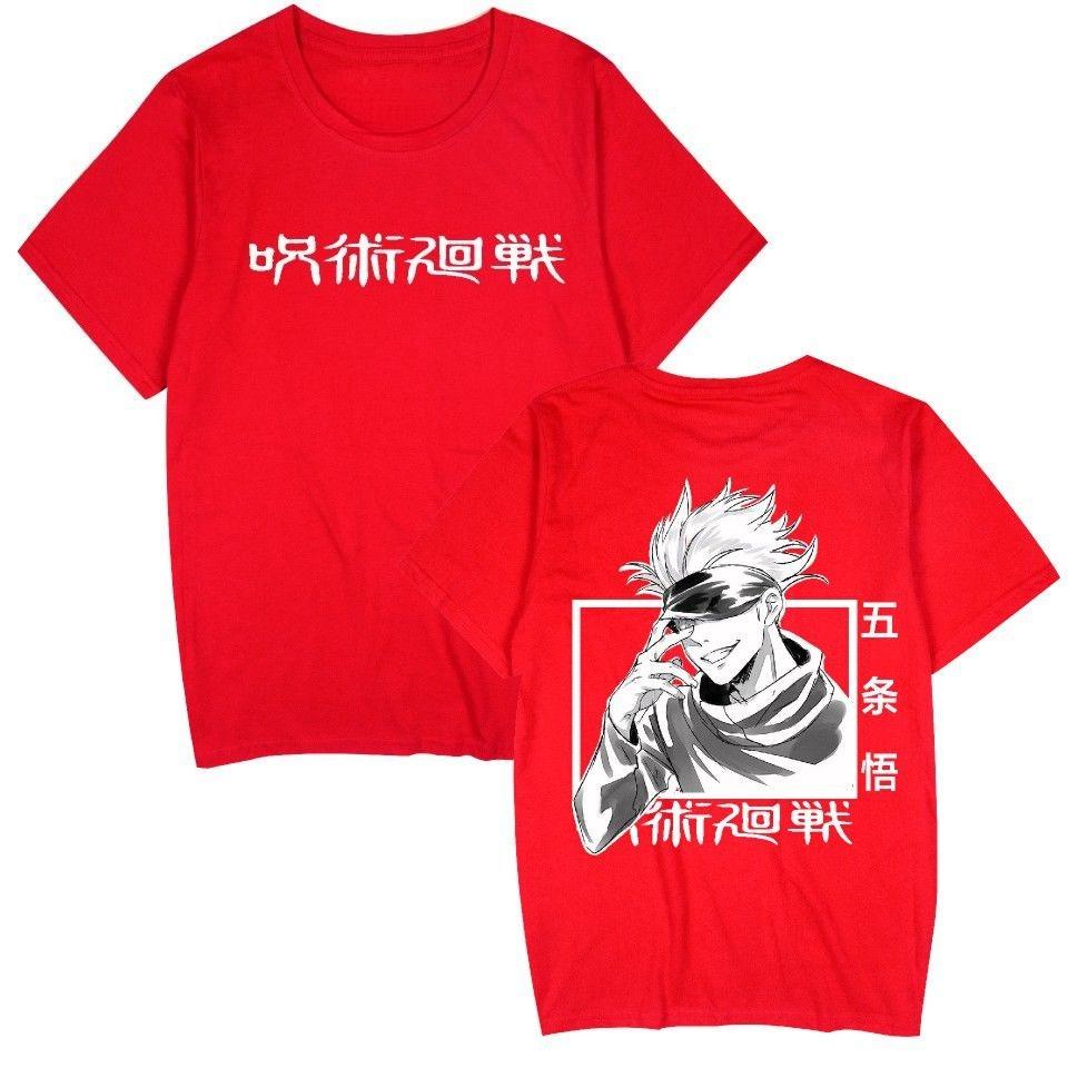 2025 Summer New Jujutsu Kaisen Spell Back To Fight Around Loose Men's and Women's Pullover Short-sleeved T-shirt Summer