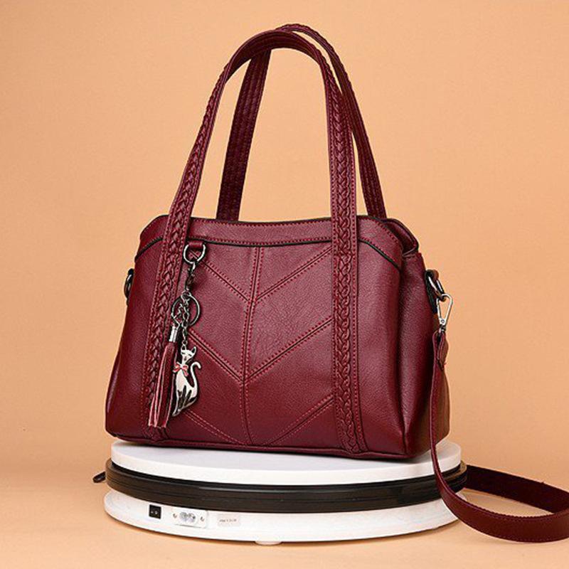 New tassel bag women's bag trendy large-capacity handbag shoulder messenger bag women's bag