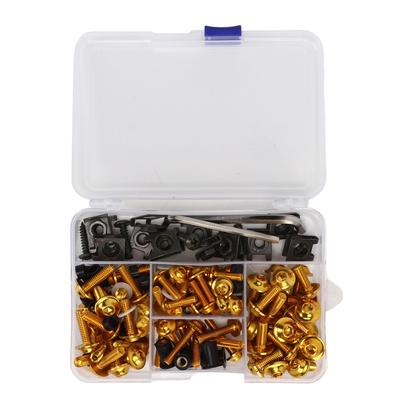 177PCS Motorrad Verkleidung Bolzen Kit Aluminium Stabile Leistung Ersatz für NINJA 250 300