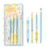 4pcs Cartoon 0.5mm ST Tip Gel Pen Set Black Ink Quick-Drying Neutral Pen Ballpoint Pen Gift