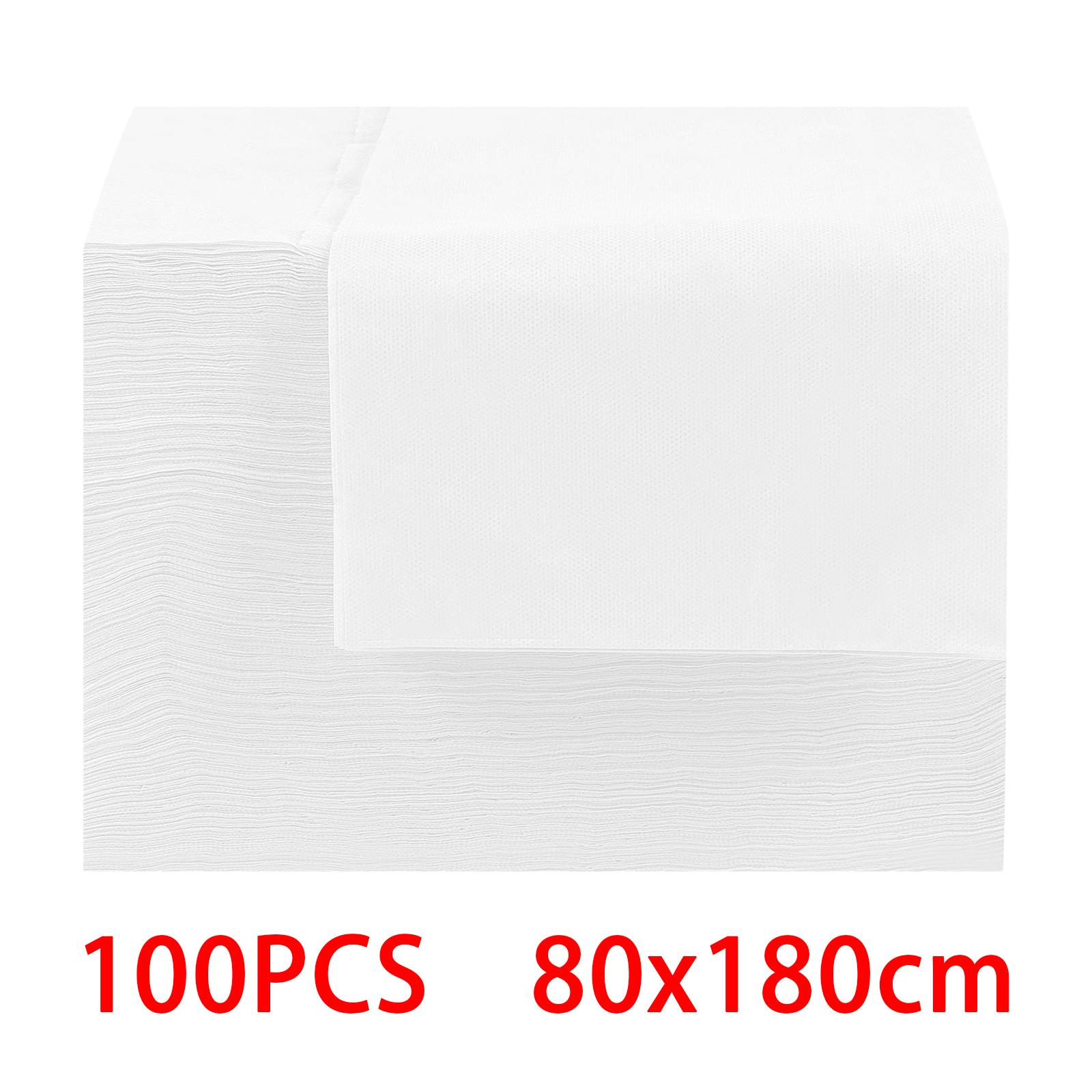 

100Pcs Disposable Bed Sheets Beauty Salon Spa Massage Thickened No-Woven Breathable Travel Business Hotel Hospital Sheet 80x180cm