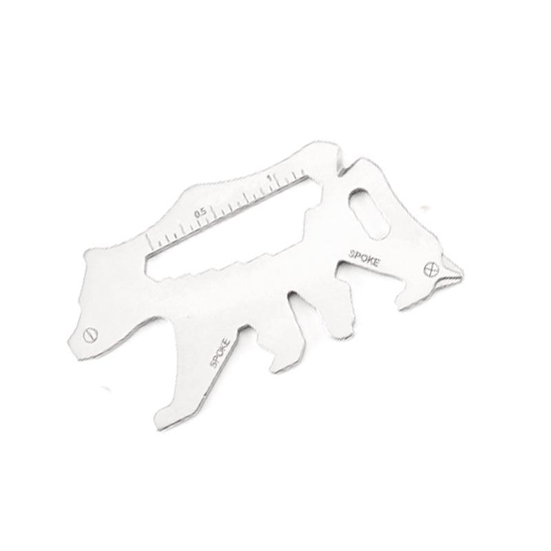 Animal Shape Multifunctional Keychain Tool: EDC Outdoor Accessory