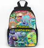 Zaino per Bambini Scuola Primaria e Materna Nuovo My Singing Monsters Concerto dei Mostri Zaino, Zaino Regalo