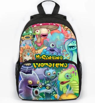 Zaino per Bambini Scuola Primaria e Materna Nuovo My Singing Monsters Concerto dei Mostri Zaino, Zaino Regalo