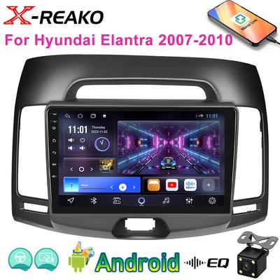 Hyundai Elantra 2007-2010 Android 2din Araba Radyosu Araba Stereo Multimedya Oynatıcı Carplay Autoradio GPS Navigasyon DSP