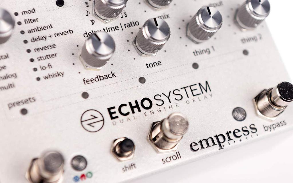 Empress Effects Echosystem High End Delay Pedal