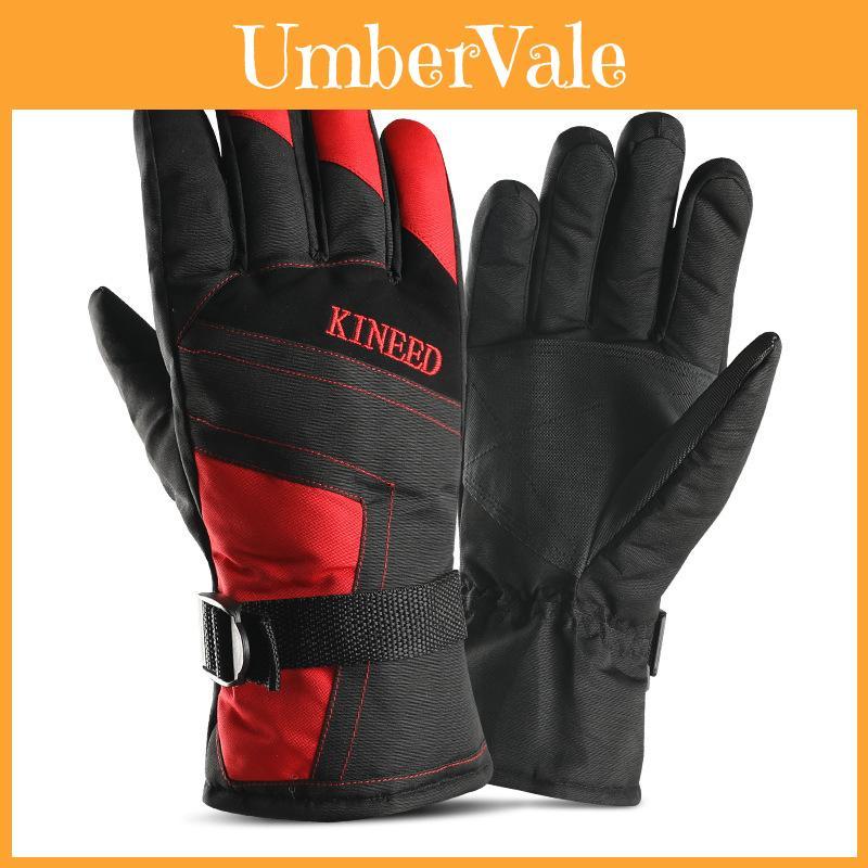 Guantes de Invierno Impermeables Cortavientos Térmicos para Motocicleta, Esquí, Snowboard para Hombre, Calidez Definitiva