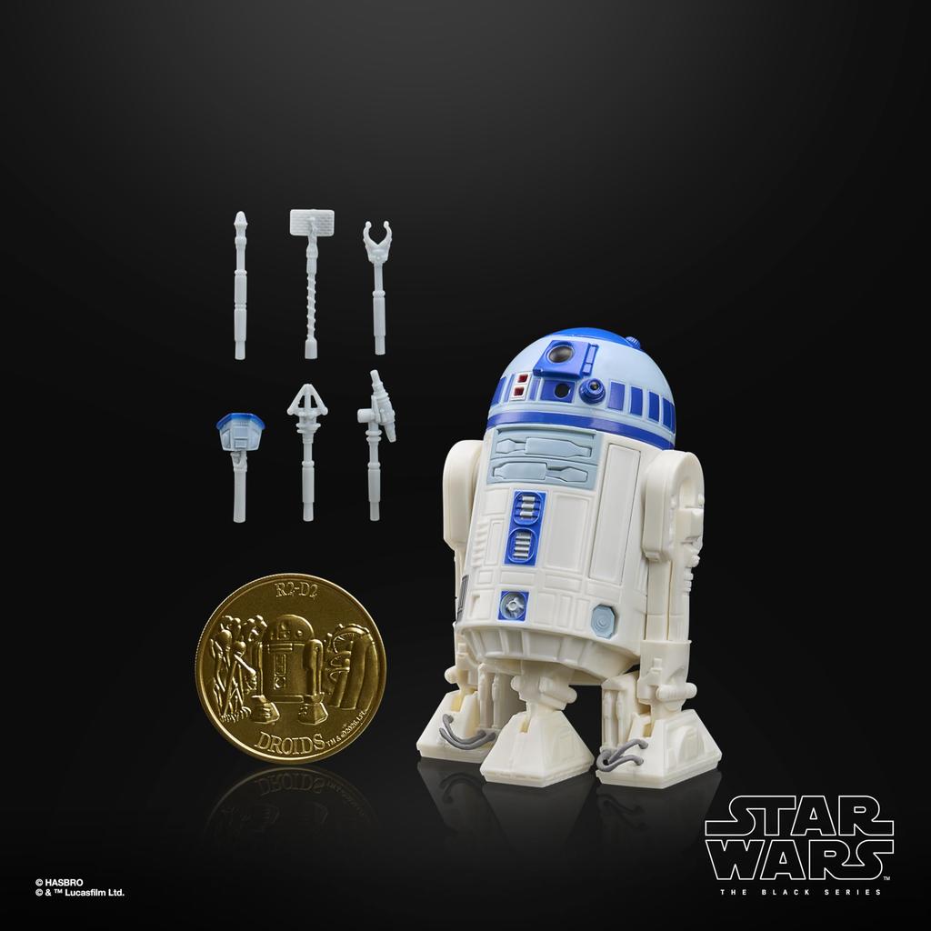 Hasbro STAR WARS Black Series R2-D2 15cm Action Figure G3225 for the Star Wars: Droid Adventures Premium Collection (Authentic)